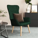  The Living Store Stol za sproščanje temno zeleno blago - Stol Za Sproščanje, (21485268) Cene