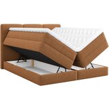 MID.YOU POSTELJA BOXSPRING 180 cm x 200 cm , les, tekstil, leseni material opečnato rjava | Shoptok.si