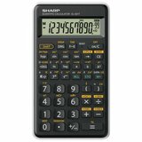 Sharp kalkulator tehnički 10 plus 2mesta 146 funkcija el-501tb-wh crno beli blister Cene'.'