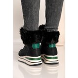 Fenzy Moderne Tenisice Od Umjetne Kože I Tkanine Teula, Crne | shoptok.hr