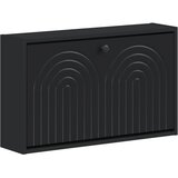  Ormar za cipele na zidu ALKMAAR 71 x 17 x 43 cm Crna - Crna | shoptok.hr