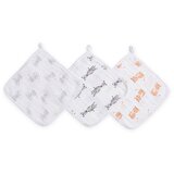 Aden+Anais Essentials 3 dijelni komplet krpica za pranje Safari Babes | shoptok.hr