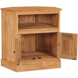 vidaXL kotna komoda 60x45x60 cm trdna tikovina | Shoptok.si