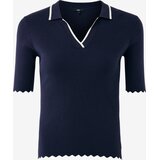 Mexx Ženska majica Ivy MF006600661W, Polo kragna, Teget Cene