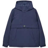 Pull&Bear Zimska jakna mornarsko plava / crna / bijela