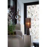 Light & Living Rjava namizna svetilka s tekstilnim senčilom (višina 58 cm) Micky – | Shoptok.si