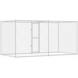  Kavez za pse Srebrno 400 x 200 x 200 cm Cinkani čelik | Eponuda.com