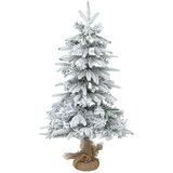 Mini božićno drvce 45 cm PVC i PE Zelena i bijela - Bijela 45 cm bez LED svjetala | shoptok.hr