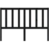  Uzglavlje za krevet crno 146 x 4 x 100 cm od masivne borovine | shoptok.hr