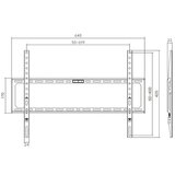 Xstand FIX 37-86 Nosač za TV/VESA 600x400/45kg/2cm od zida