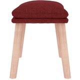  Tabure crvena boja vina 45 x 29 5 x 35 cm od tkanine | shoptok.hr