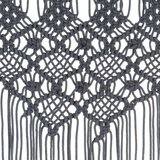  Zavesa makrame antracitna 140x240 cm bombaž, (20768266) | Shoptok.si
