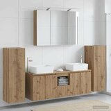  Set namještaja za kupaonicu 6 kom. Hrast artisan | shoptok.hr