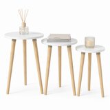MID.YOU MIZICA, bela, medeni hrast | Shoptok.si