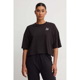 Puma Bombažna kratka majica črna barva | Shoptok.si