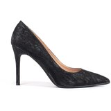 SEASTAR Black glitter stiletto pumps for women | Shoptok.si