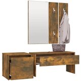  Set namještaja za hodnik boja hrasta konstruirano drvo | shoptok.hr