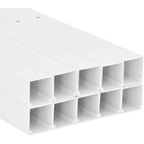  Kanalice za kabele 60 x 40 mm 10 m PVC | shoptok.hr