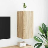  Zidni TV ormarić s LED svjetlima boja hrasta 30,5 x 35 x 70 cm | shoptok.hr