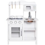 Kinder Home Dječja drvena kuhinja GINGER HOME bijela W10C404H | shoptok.hr