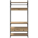 vidaXL Garderobna omara s predalom artisan hrast 89 x 39 x 184,5 cm | Shoptok.si