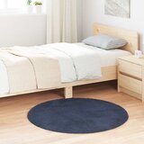 vidaXL Visoka košata preproga NAVARRA mornarsko 100x100 cm poliester | Shoptok.si
