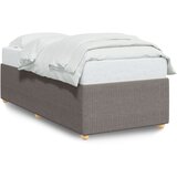 Maison Chic Posteljni okvir - Enojna postelja - Postelja za odrasle brez vzmetnice taupe 100x200 cm blago-J7641, (21768156) Cene