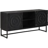 TV ormar s ladicama s policom s pohranom Crna 105 x 30 x 54 cm | Eponuda.com