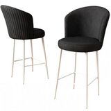 Hanah home set 6 barskih stolica alte black white | ePonuda.com