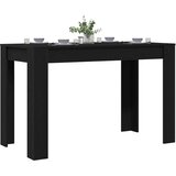  Blagovaonski stol crni hrast 120x60x76 cm konstruirano drvo | shoptok.hr