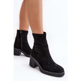Boto Women's ankle boots with a heel Camel Argastis | Shoptok.si