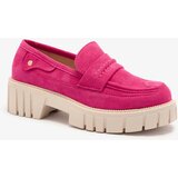 Resti Eco suede fuchsia moccasins for women Siherta | Shoptok.si