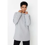 Trendyol Sweatshirt - Gray - Regular fit