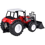  Crveni traktor veliki buldožer pokretna ruka veliki kotači rc0666 | shoptok.hr