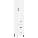 Maison Chic Visoka omara - Komoda - Predalnik bela 34,5x34x180 cm inženirski les, (21721333) | Shoptok.si