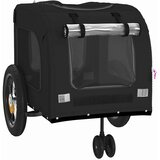 Prikolica za bicikl za kućne ljubimce Crna 125 x 53 x 54 cm | shoptok.hr