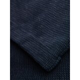 Ombre Men's short shorts with structured knit elastic band - navy blue | shoptok.hr