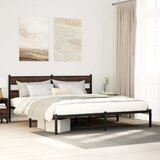  Posteljni okvir brez vzmetnice z vzglavjem rjavi 190x200 cm, (21609321) | Shoptok.si