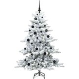  Umjetno božićno drvce s nogom Bijelo 150 cm PVC i čelik | shoptok.hr