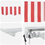  Električna retraktabilna tenda Crvena i bijela 3 x 2 5 m | shoptok.hr