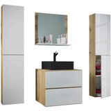 MID.YOU kopalnica lendas xl, medeni hrast, bela | Shoptok.si
