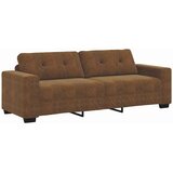 SOFA za 3 osobe Smeđa 220 cm Umetnička suknja koža | shoptok.hr