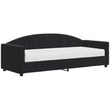  Dnevni krevet s madracem crni 80 x 200 cm baršunasti | shoptok.hr