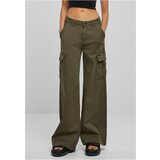 UC Ladies Ladies High Waist Wide Leg Twill Cargo Pants olive Cijene