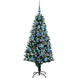 vidaXL Umjetno božićno drvce Zelena 150 cm PVC i Čelik i Plastika | shoptok.hr