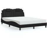  Krevet s madracem crni 140 x 190 cm od umjetne kože | shoptok.hr