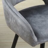  Set od 2 barske stolice u retro stilu baršunasti izgled uključujući oslonac za noge 50 cm x 56 cm x 98 cm sive | shoptok.hr