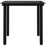  5-dijelni vrtni blagovaonski set smeđe-crni | shoptok.hr