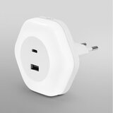 Osram LED noćno svetlo za utičnicu sa USB LUNETTA LED/15W/230V | Eponuda.com