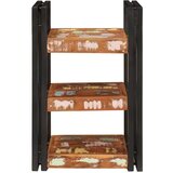 vidaXL Nočna omarica 2 pcs Rjava in črna Reclaimed Trdo Les | Shoptok.si